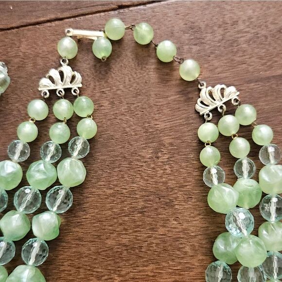 ✨️Vtg✨️ West Germany Necklace + Earrings - Picture 3 of 5